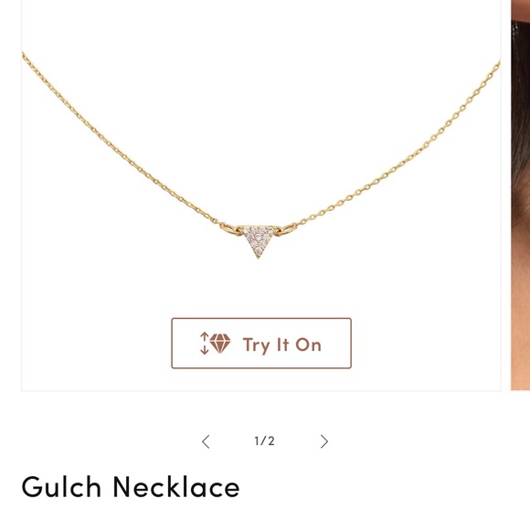 Uncommon James Jewelry - Uncommon James necklace diamond triangle